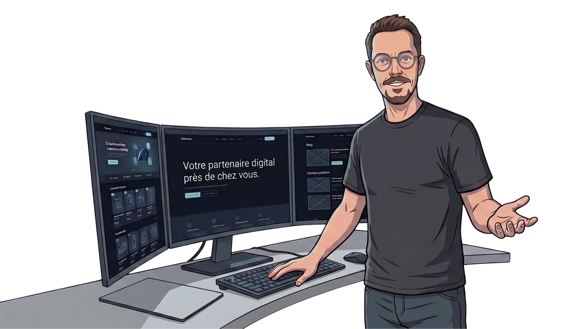 Wilfrid Poujol, créateur de sites internet à Landry, en Savoie