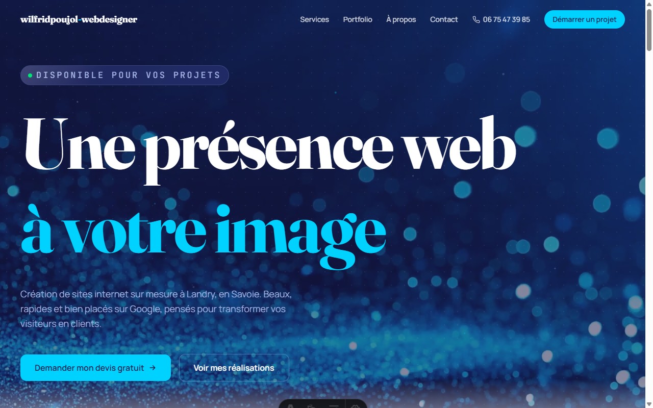 Nouveau site, version actuelle